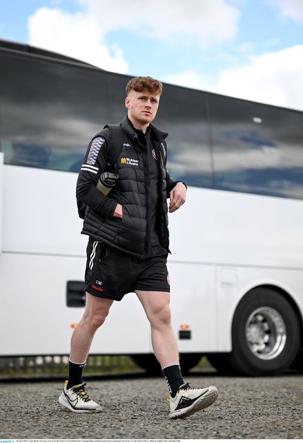 Tyrone’s Conor Meyler is recovering from a knee injury