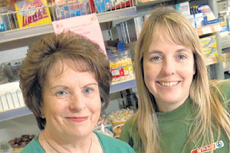 Team-work - Kathleen Tully and daughter Patricia have run the Spar shop in Belleeks for 35 years