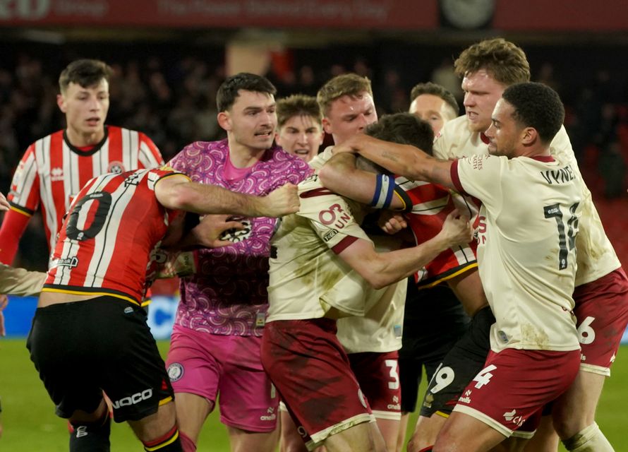 Tempers flared as Sheffield United dropped points (Ian Hodgson/PA)