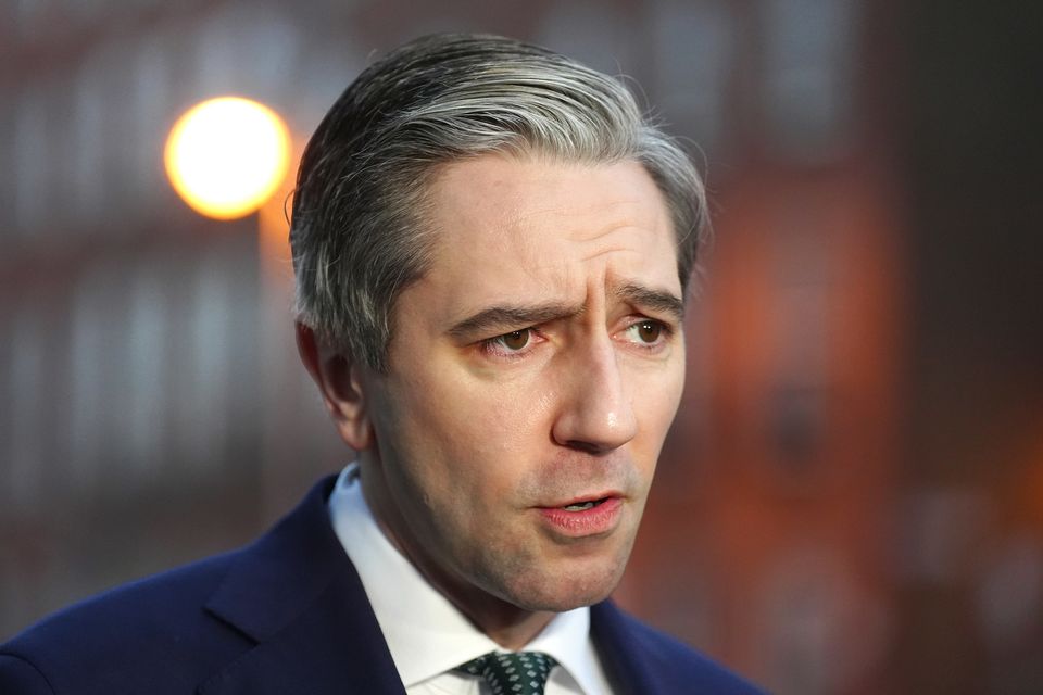 Tanaiste Simon Harris said it was his intention to go to New York and and Philadelphia (Brian Lawless/PA)