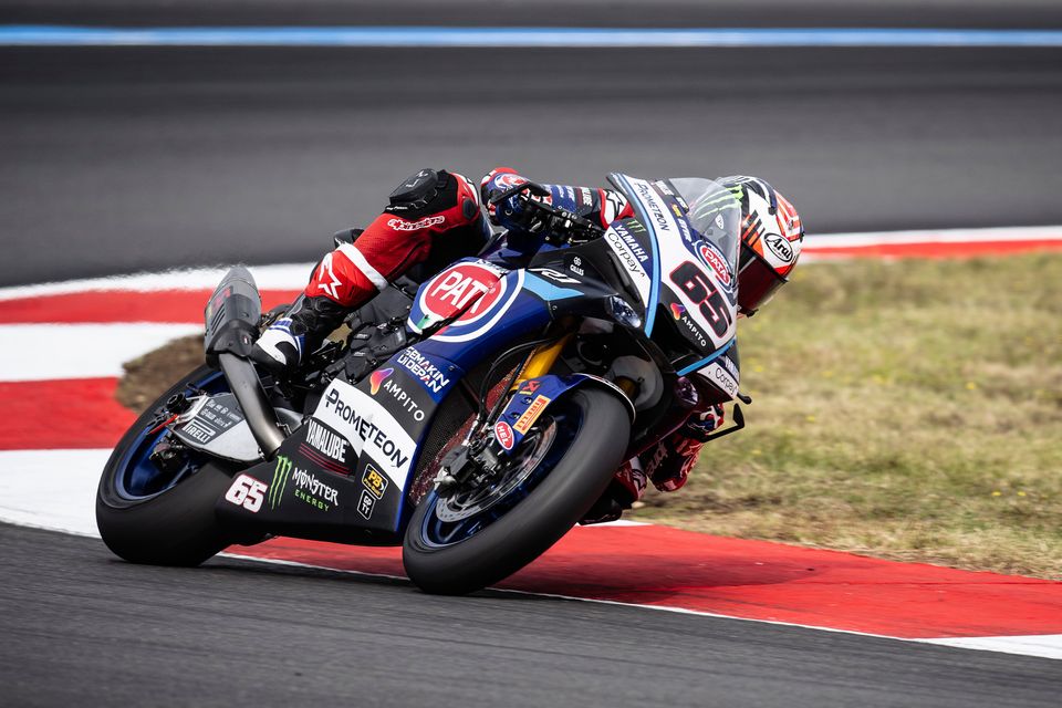 Six-time world champion Jonathan Rea was eighth during practice at Magny-Cours