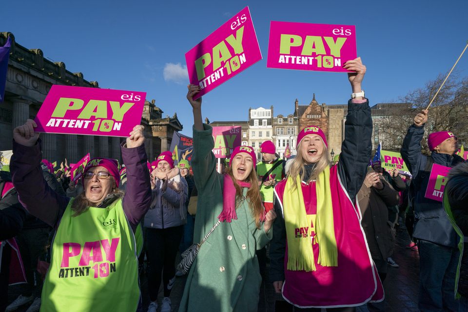 The Scottish Government said no new offer would be made to teachers in the ongoing pay dispute. (Jane Barlow/PA)
