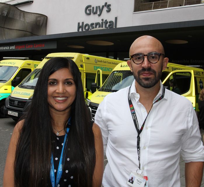 Dr Anjali Chander and Dr Miguel Reis Ferreira were ‘surprised’ by their finding (Guy’s and St Thomas’ NHS Foundation Trust/PA)