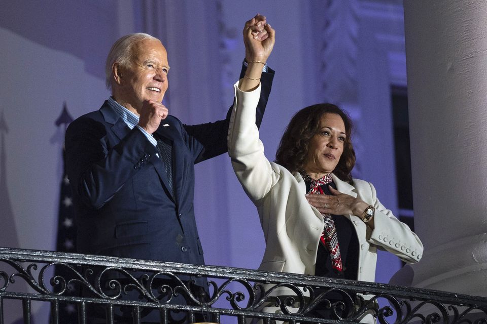 Joe Biden has endorsed Kamala Harris’s candidacy (Evan Vucci/AP)