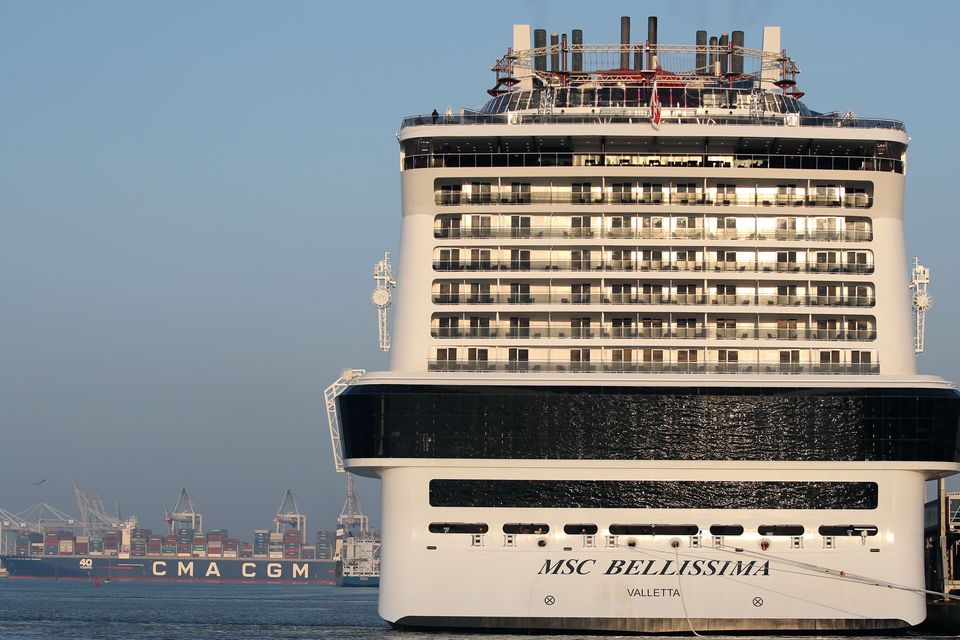 Celebrities attend the christening of MSC Bellissima ahead of it's