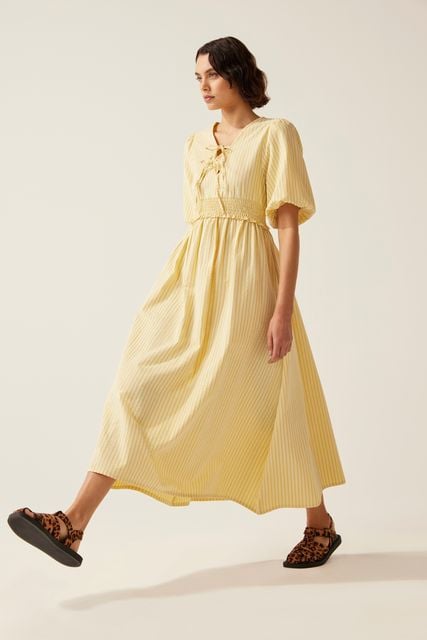 Yellow Smocked Tea Dress £28, Tu Clothing