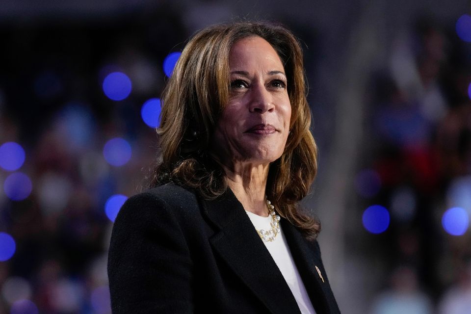 Democratic presidential nominee vice president Kamala Harris (AP Photo/Jacquelyn Martin)