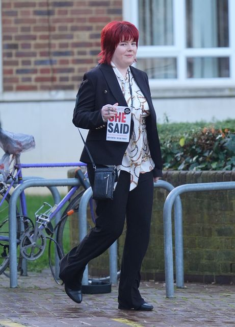 Lydia Suffield leaves Isleworth Crown Court in west London