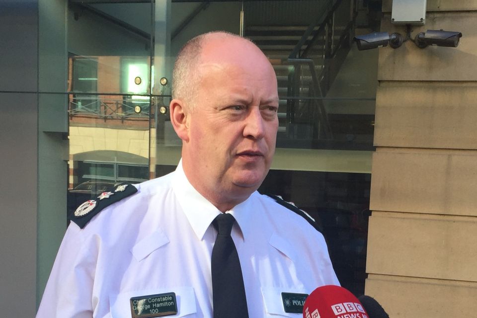 Police Service of Northern Ireland Chief Constable George Hamilton is being investigated by Ombudsman Dr Michael Maguire