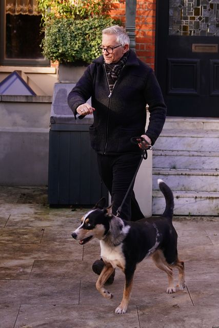 Gary Lineker leaving his home in London following speculation of his Match Of The Day exit (Ben Whitley/PA)