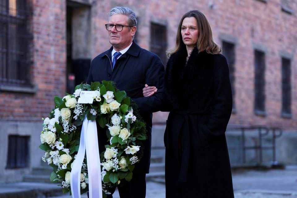 Prime Minister Sir Keir Starmer and his wife Lady Victoria visited Auschwitz earlier this month (Aleksandra Szmiegel/PA)