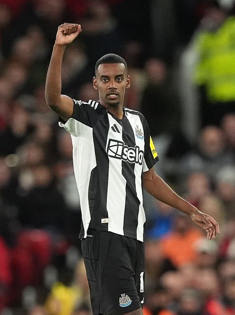 Alexander Isak was on target as Newcastle enjoyed a rare away win over United (Martin Rickett/PA)