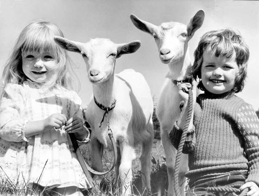 June 1975: Emma Gilchrist and her friend Gail Greer