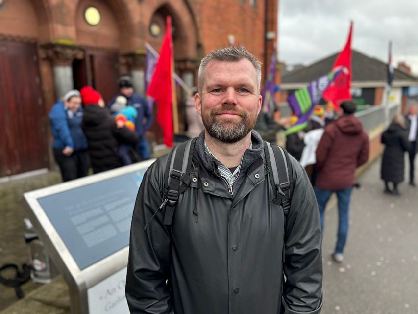 West Belfast People Before Profit MLA Gerry Carroll (Rebecca Black/PA)