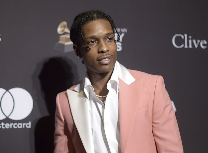 ASAP Rocky at the Pre-Grammy Gala in Beverly Hills (Richard Shotwell/AP)