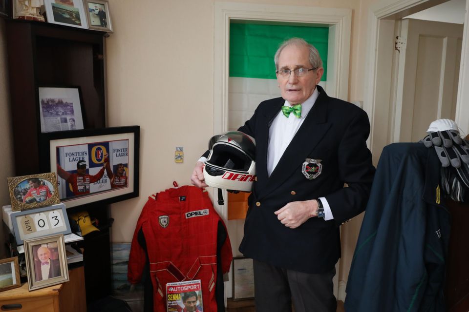 Great memories: Joey Greenan at his home in Belfast