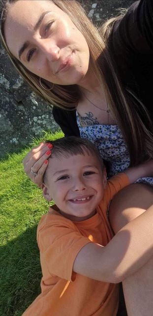 Jade McEnroe was killed in the crash and her son Arran was seriously injured (handout/Cumbria Police/PA)