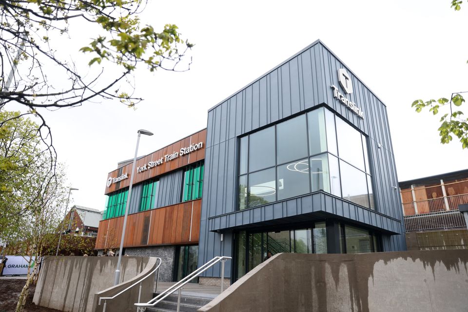 The new Translink York Street Train Station officially opened on Monday, April, 29, 2024. Picture by Peter Morrison