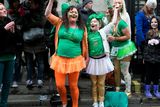 thumbnail: People celebrate at the Mayor of London's St Patrick's Day Parade and Festival in London. Daniel Leal-Olivas/PA Wire.