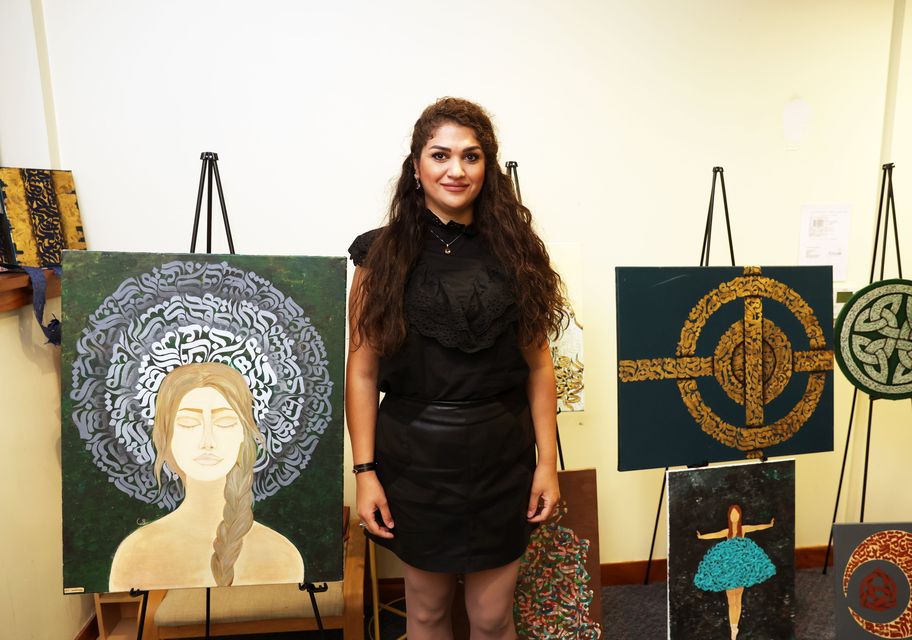 Mahsa Jahangirpour's work combines Iranian and Celtic influences