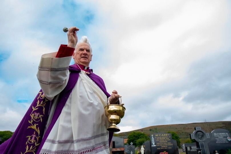 Blessing of the Graves by Bishop Noel Treanor