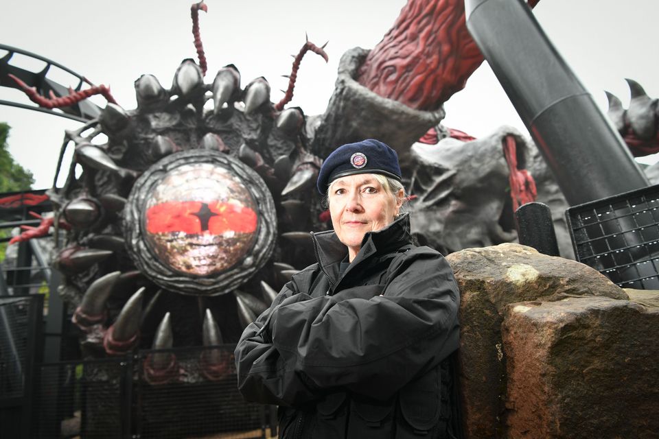 Jackie Smith became the first woman to be part of the Parachute Regiment, the Red Devils in 1971 (Alton Towers Resort/PA)