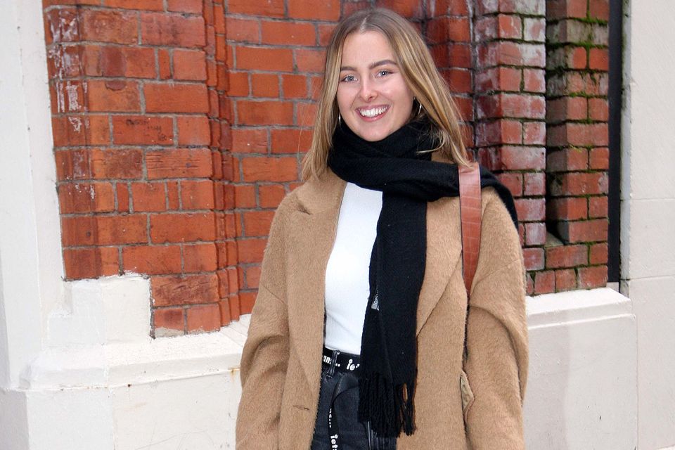 Molly-Mae Hague looks chic as she wraps up in a stylish coat and