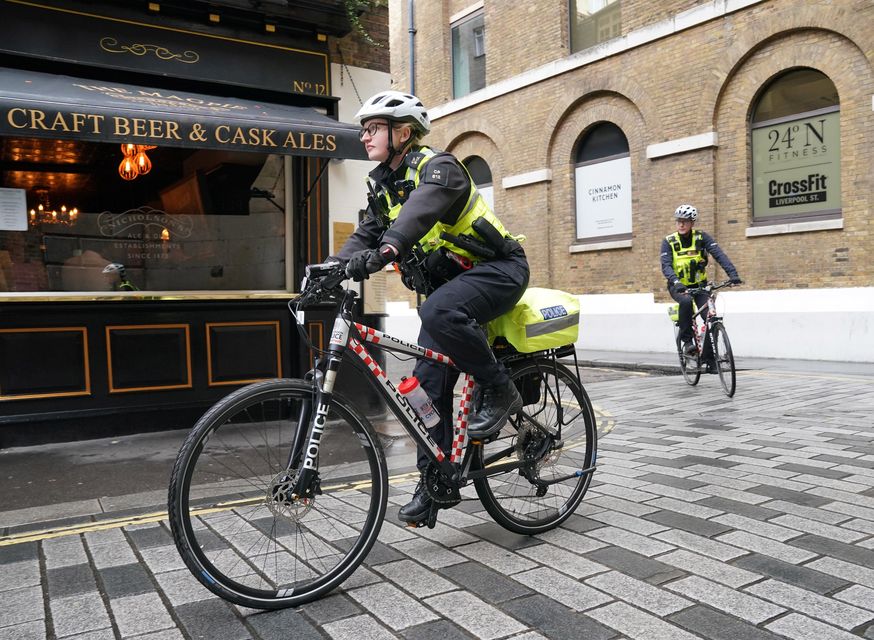 Police forces are cracking down on illegal e-bikes (Jonathan Brady/PA)