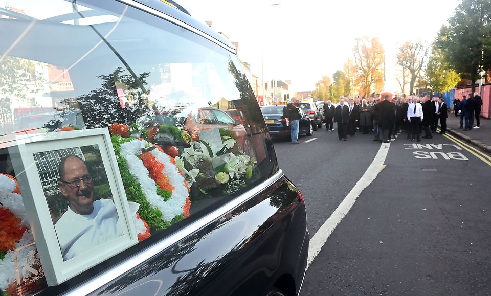 Funeral of lifelong republican Roy Walsh (Credit: Arthur Allison/Pacemaker Press)