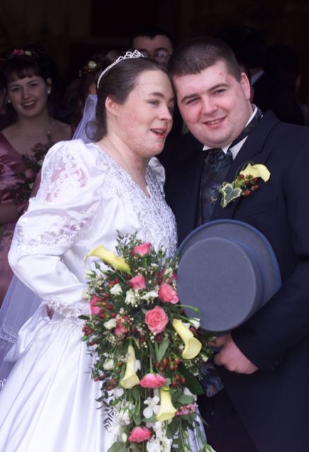 Omagh bombing survivors, Donna-Marie and Garry McGillion were married in 1999 (Paul Faith/PA)