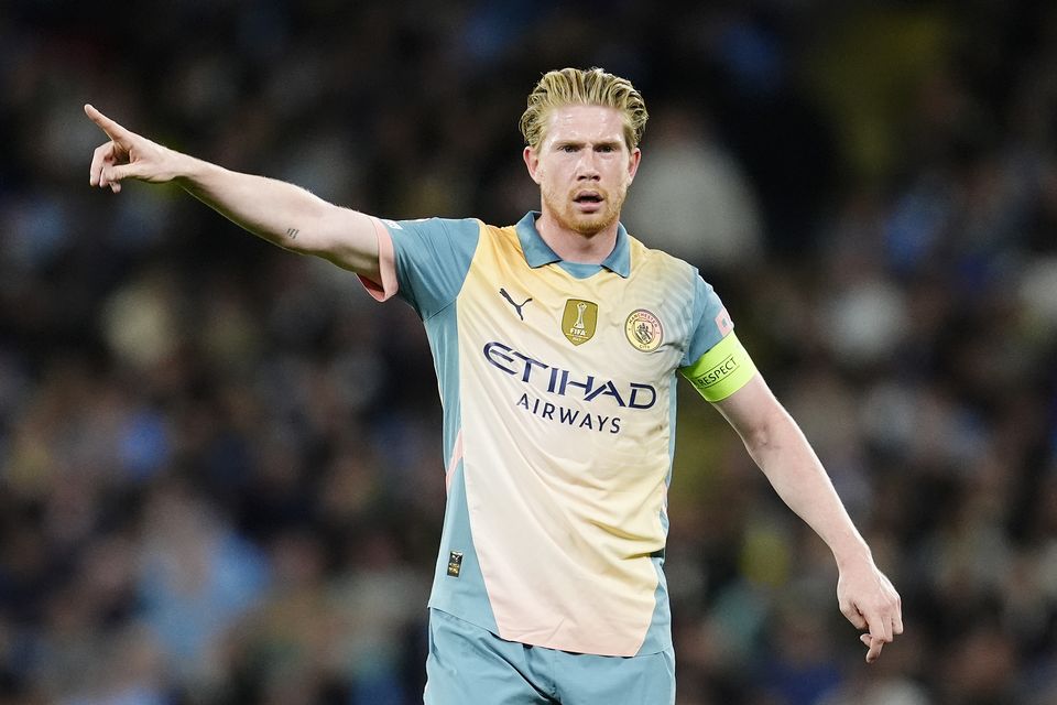 De Bruyne is nearing a return from injury (Nick Potts/PA)