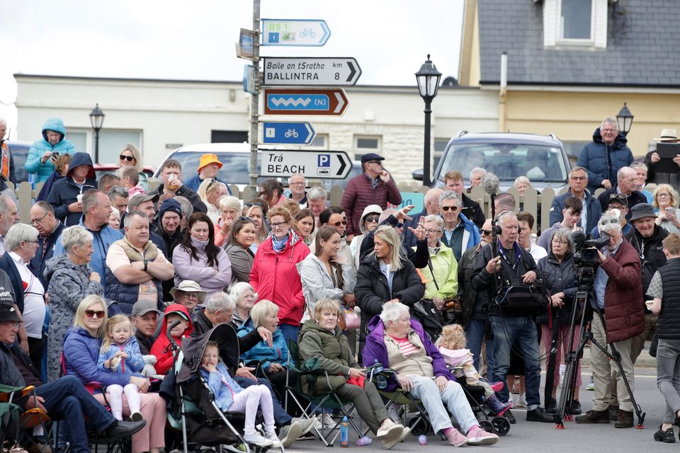 Thousands gathered for the annual Orange Order parade in Rossnowlagh