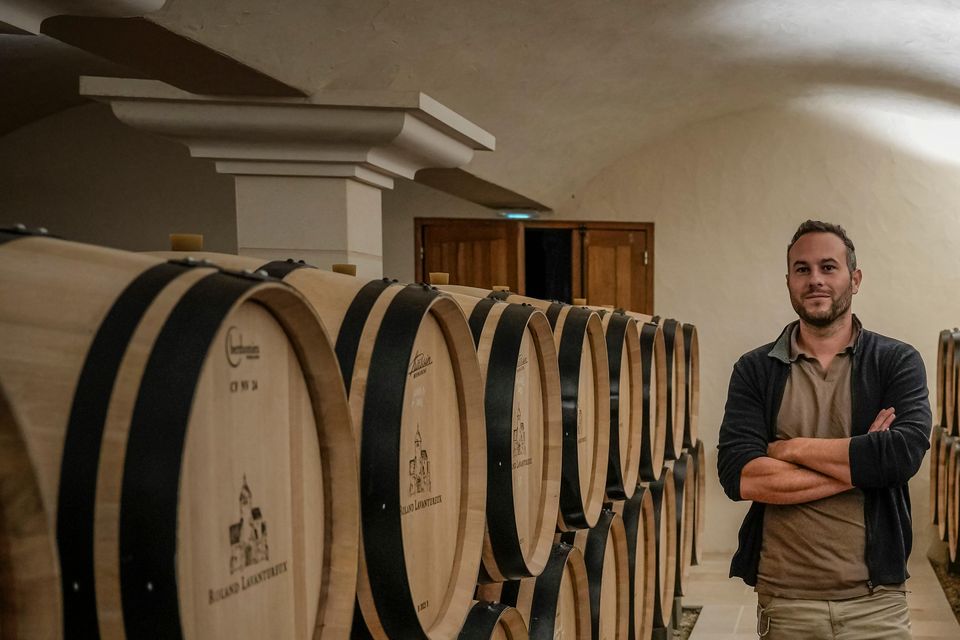 Arnaud Lavantureux, co-owner of Domaine Lavantureux, said he and his family are already looking ahead to next year’s harvest (Aurelien Morissard/AP)