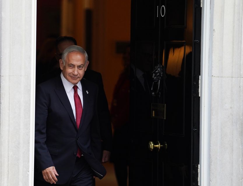 The ICC issued arrest warrants for Israeli Prime Minister Benjamin Netanyahu (Stefan Rousseau/PA)