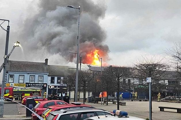 Co Down fire extinguished after 48 firefighters tackle ‘accidental’ blaze