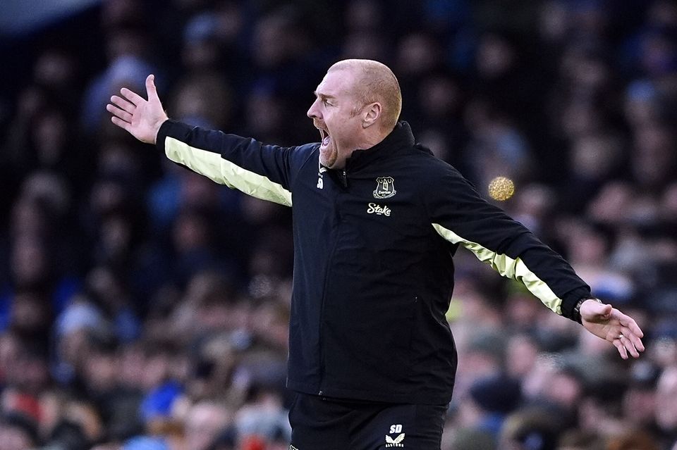 Sean Dyche admits Everton’s confidence is low (Peter Byrne/PA)