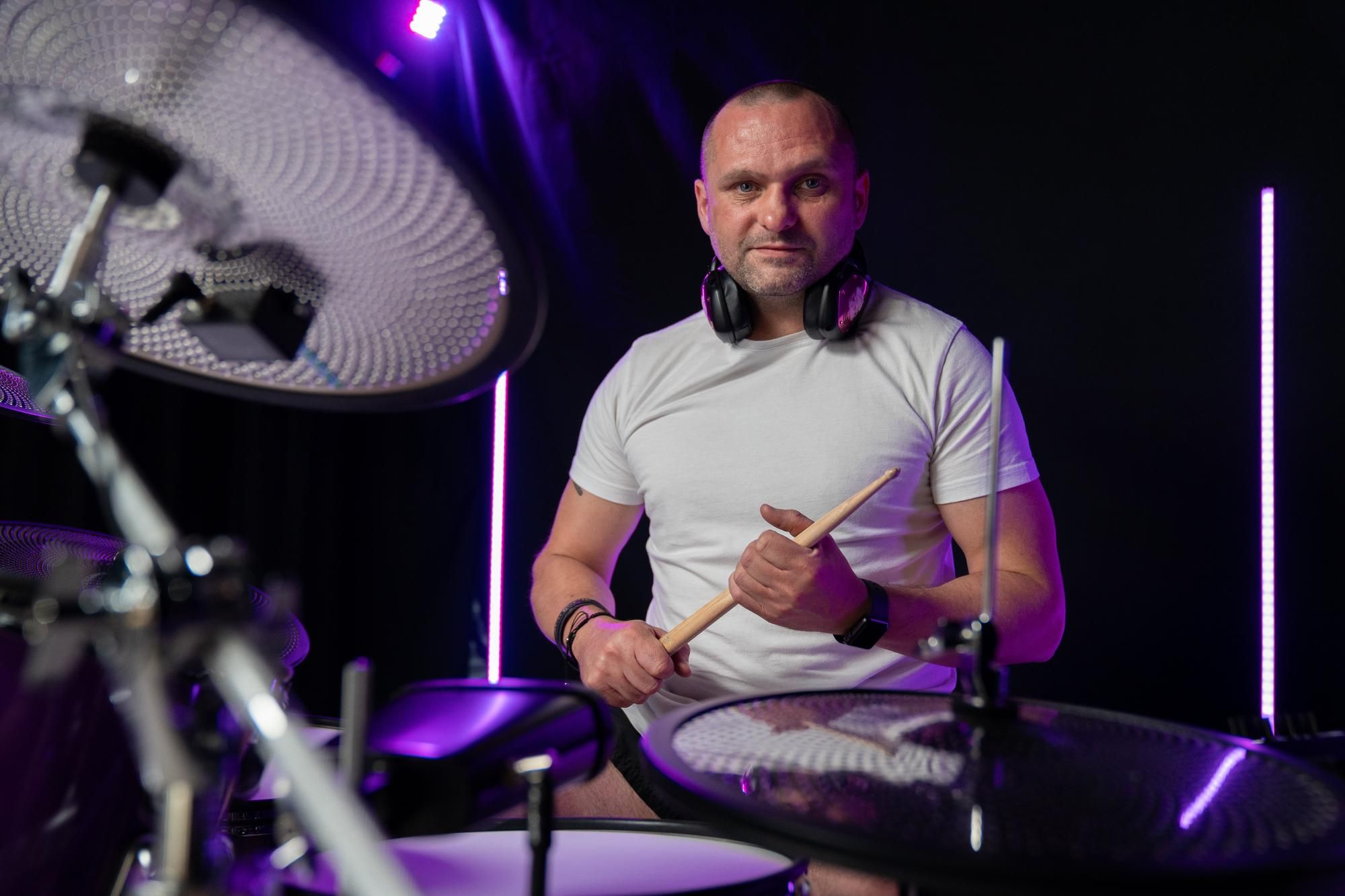 Champion of the world as Lisburn man smashes drumming record