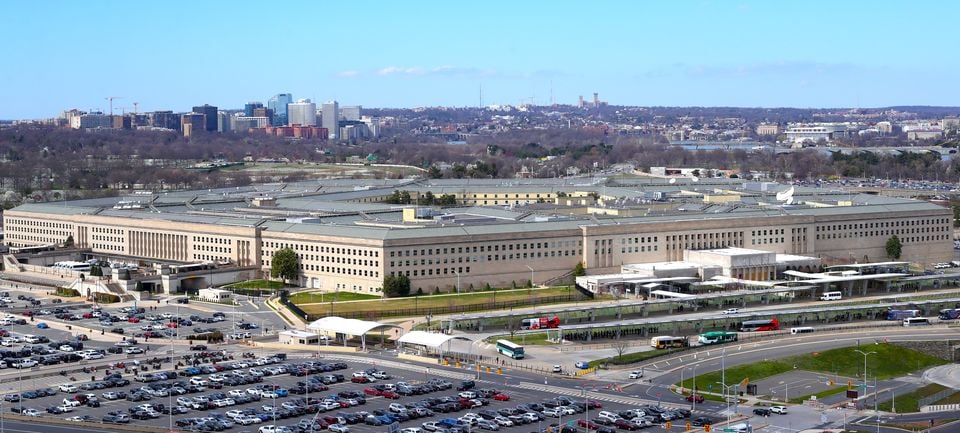 A general view of of the Pentagon, headquarters of the US Department of Defence in Washington DC (Niall Carson/PA)