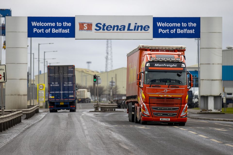 Goods entering Northern Ireland from Great Britain are subject to additional red tape under post-Brexit arrangements (Liam McBurney/PA)