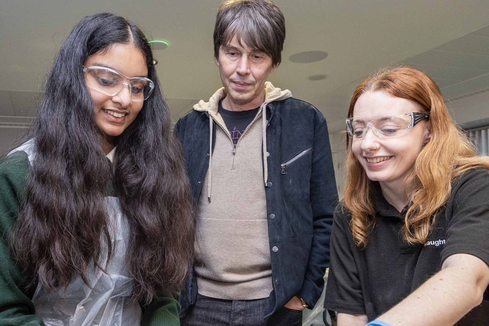 Professor Brian Cox encourages Northern Ireland's future scientists to activate their curiosity at STEAM school initiative