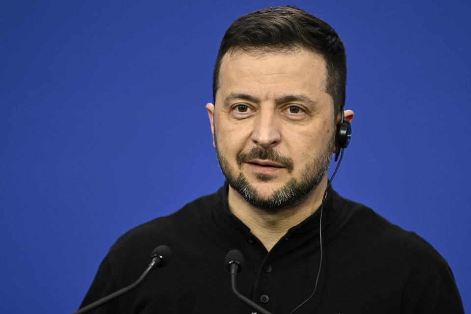 Ukraine’s President Volodymyr Zelensky attended the summit (Denes Erdos/AP)