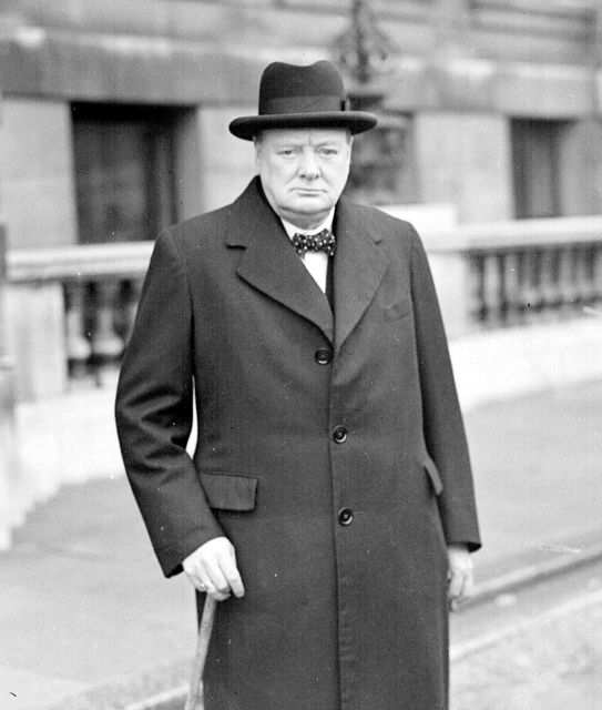 Winston Churchill on his way to a War Council meeting (Archive/PA)