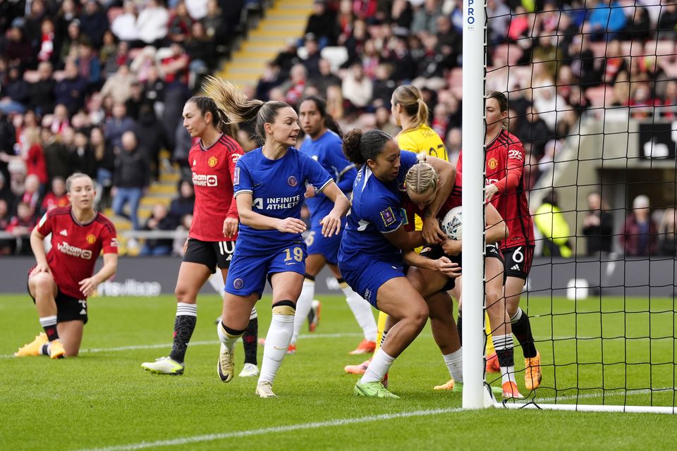 Chelsea star Lauren James pulled a goal back against her former club (Nick Potts/PA)