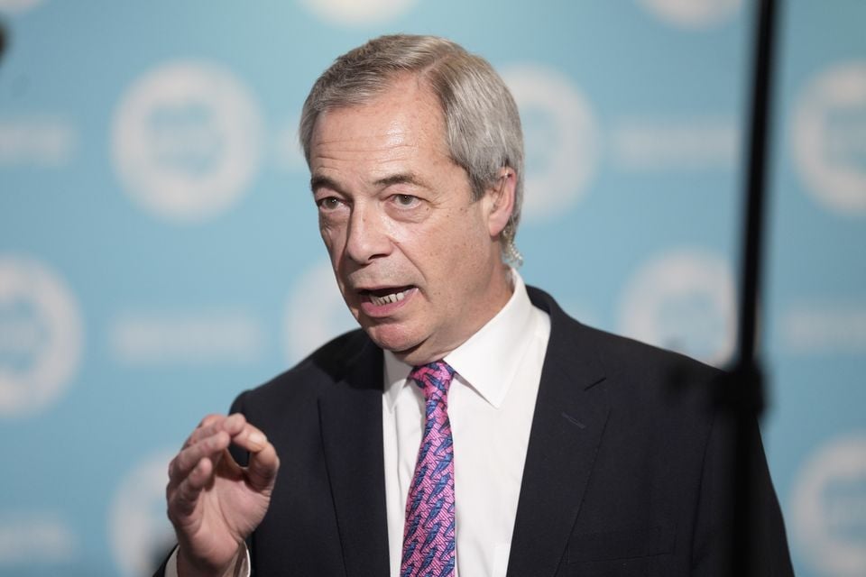 Reform UK leader Nigel Farage said it was ‘inconceivable’ the party could ignore the allegations (Danny Lawson/PA)