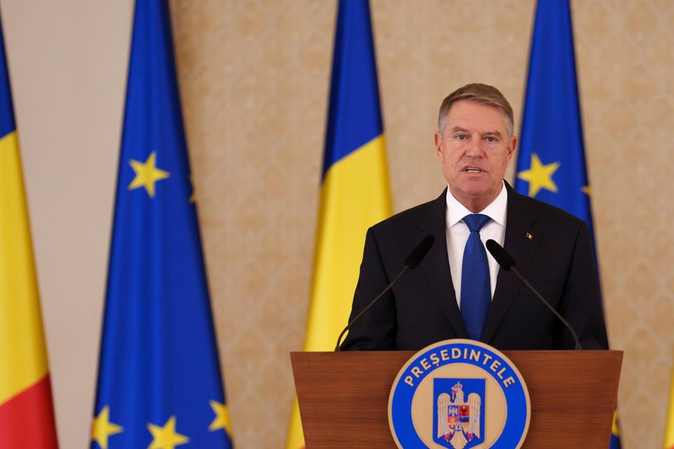 President Klaus Iohannis nominated Marcel Ciolacu to form the new government in Bucharest (AP)