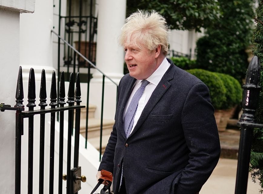 Former prime minister Boris Johnson (Aaron Chown/PA)