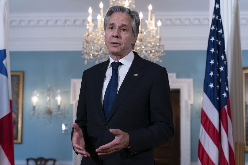 US secretary of state Antony Blinken (Jose Luis Magana/AP)