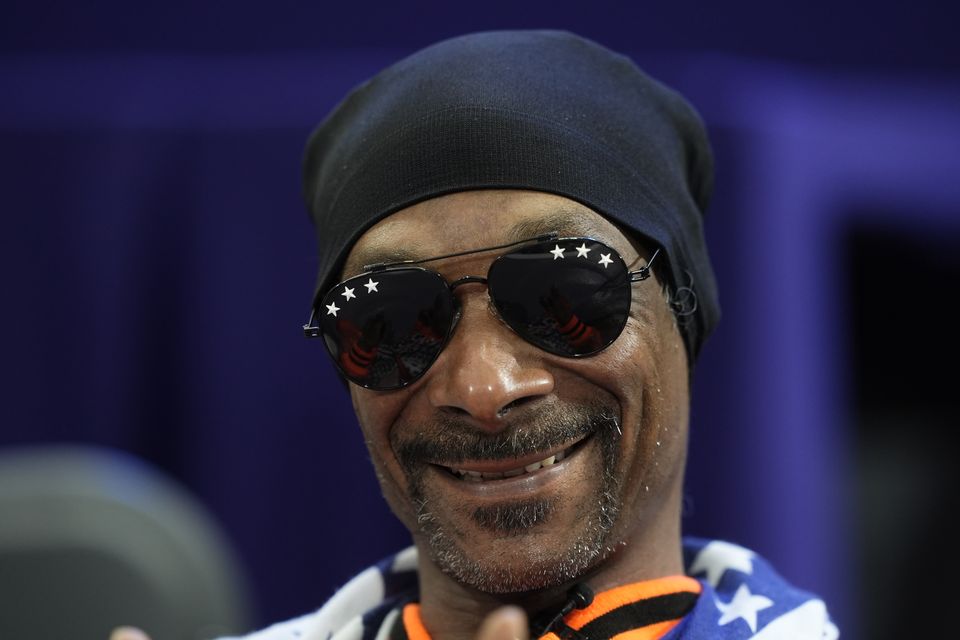 Snoop Dogg has been greeting adoring fans (Lindsey Wasson/AP)