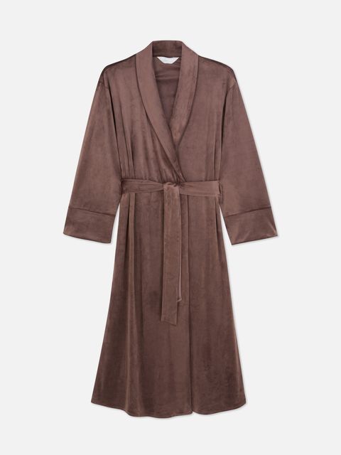 Brown minky robe £20, Primark
