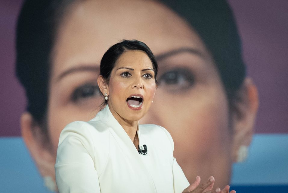 Priti Patel launches her Conservative Party leadership campaign (PA)